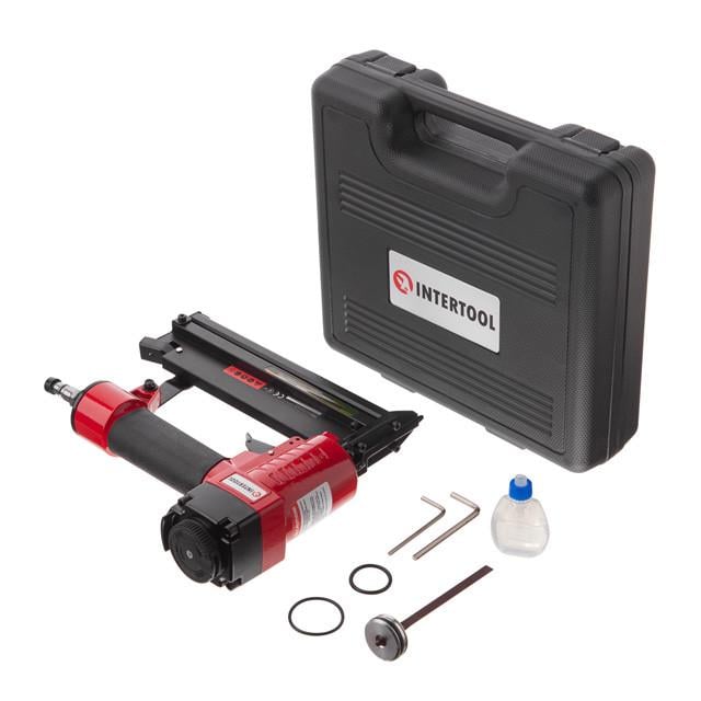 Степлер пневматичний Intertool комбінований під скобу і цвяхи (PT-1612)