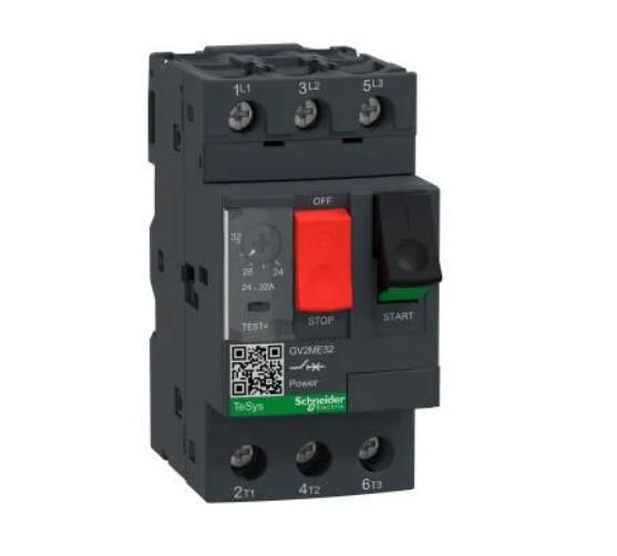 Автоматический выключатель защиты двигателя Schneider Electric 24-32 (GV2ME32) Автоматический выключатель защиты двигателя Schneider Electric 24-32 (GV2ME32)