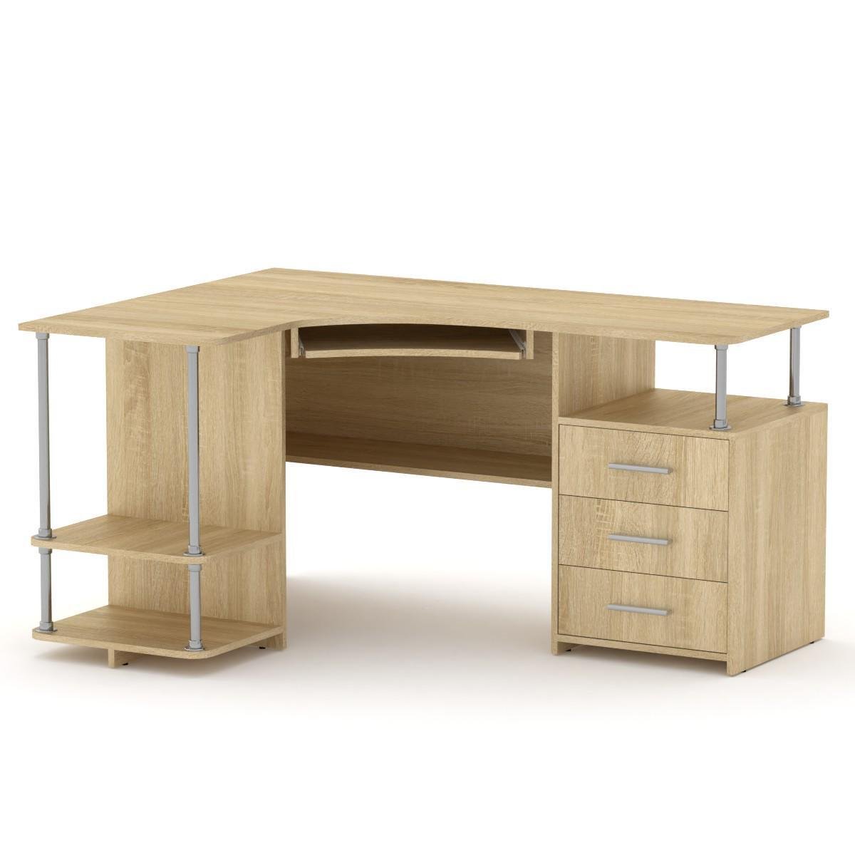 Стіл комп'ютерний Компаніт СУ-4 Дуб сонома