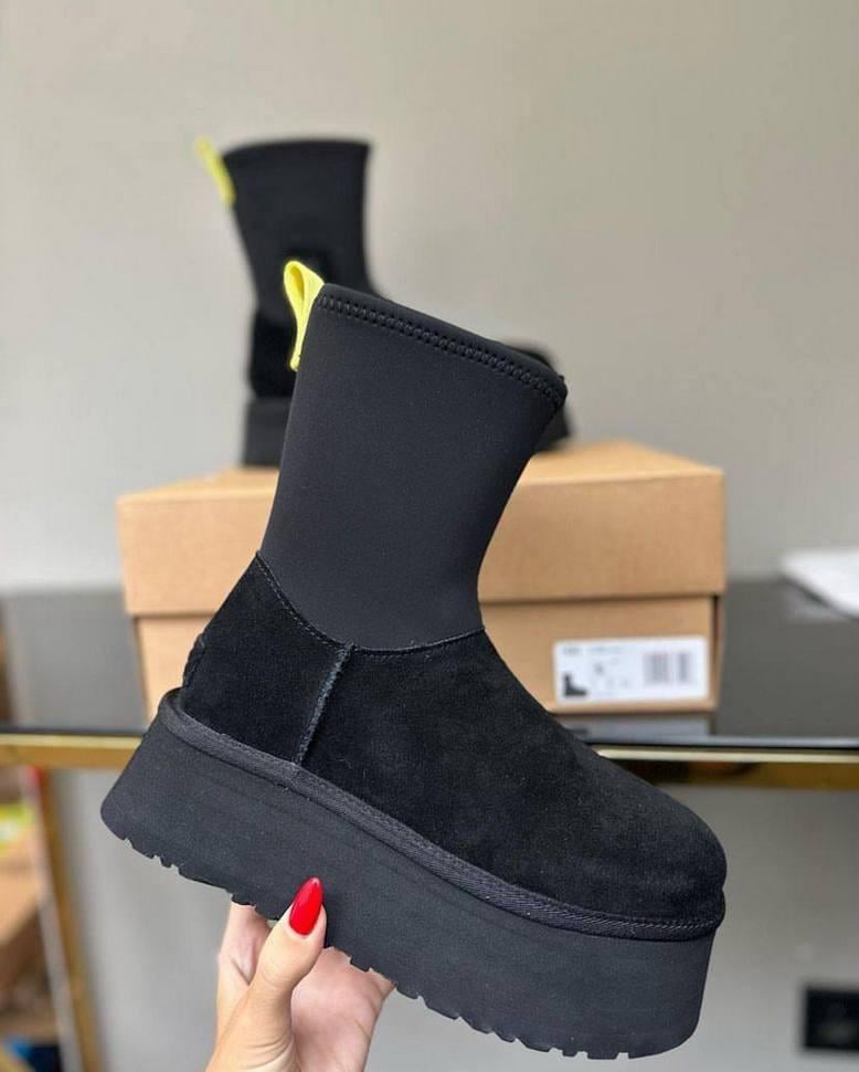 Уги жіночі UGG Classic Dipper Boots р. 41 Чорний (16460) - фото 8 Уги жіночі UGG Classic Dipper Boots р. 41 Чорний (16460) - фото 8