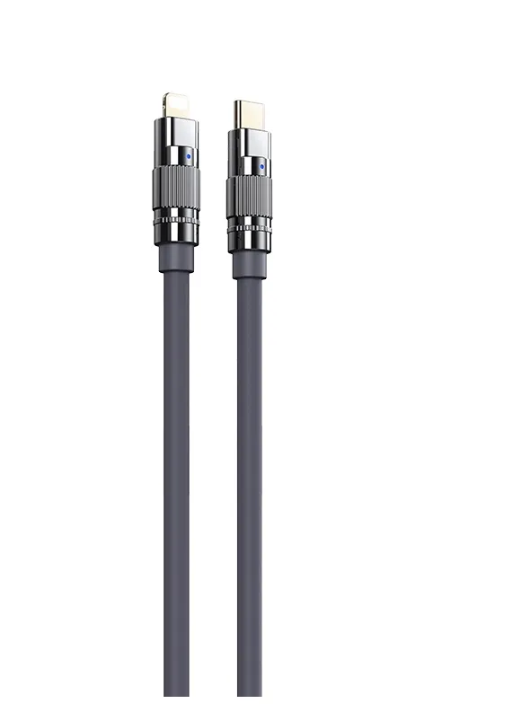 Кабель Remax RC-C053 USB Type-C Lightning Wefon Series 1,2 м Серый (6954851206095)