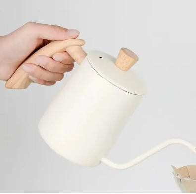 Заварник Bohmann с длинным узким носиком для дрип-кофе 600 мл Белый (97600 W) - фото 2 Заварник Bohmann с длинным узким носиком для дрип-кофе 600 мл Белый (97600 W) - фото 2