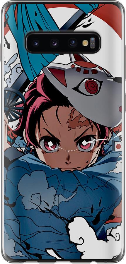 Чехол на Samsung Galaxy S10 Plus Танджиро Камадо (5574t-1649-42517)