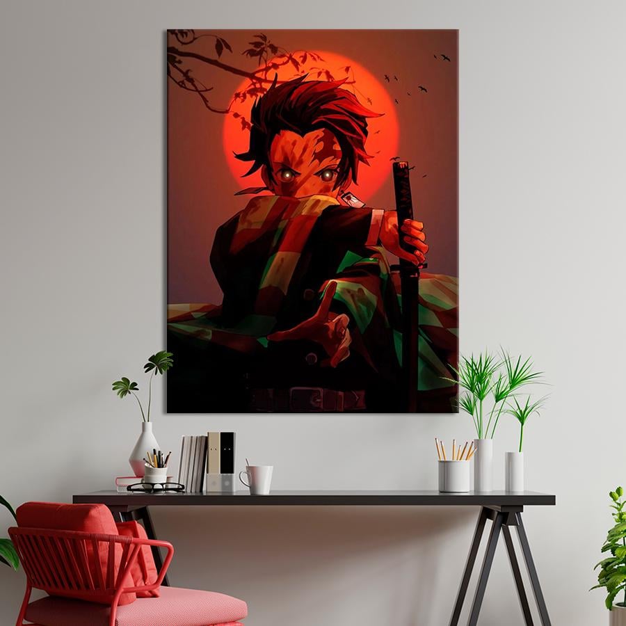 Настенний декор Популярный герой аниме Тандзиро Камадо 107x80 см (YA-14)