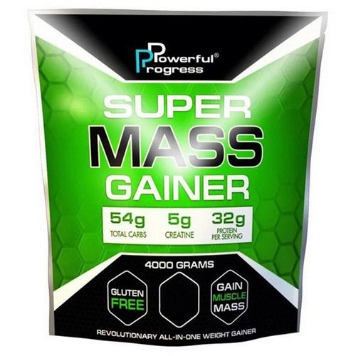 Гейнер Powerful Progress Super Mass Gainer 4000 г 40 порцій Oreo