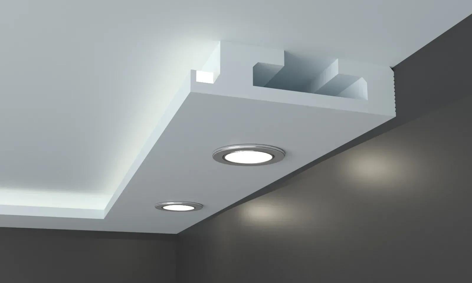 Карниз скрытого освещения LED Tesori KD 411 1,15 м