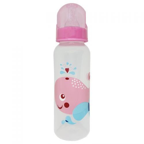 Бутылочка для кормления Lindo 250 мл Розовый (№0206)