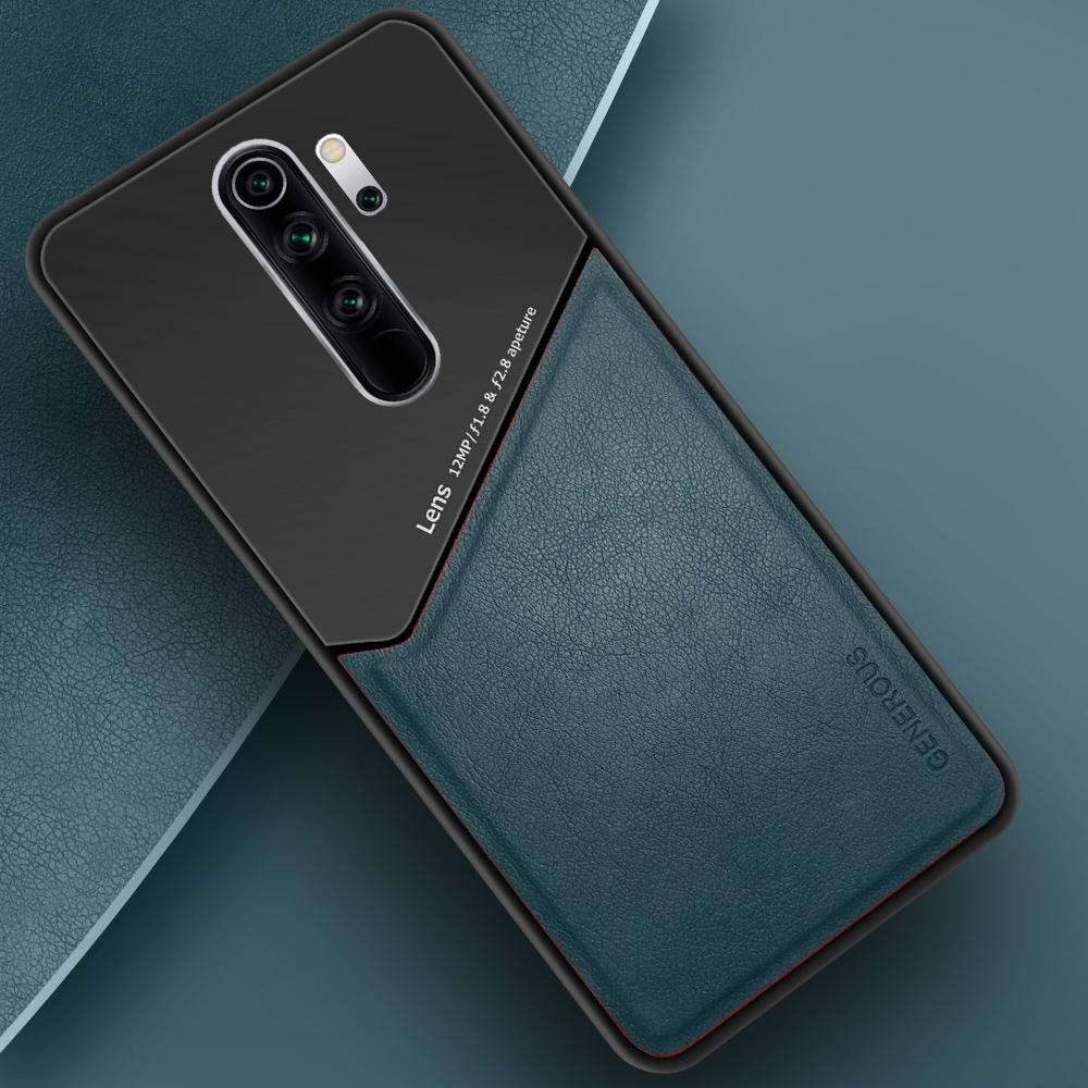 Комбинированный чехол Generous на Xiaomi Redmi Note 8 Pro Green (20024-08)