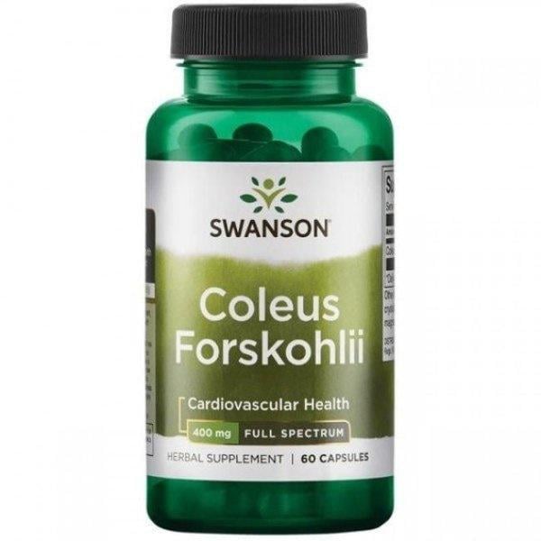 Екстракт для схуднення Swanson Coleus Forskohlii 400 mg 60 Caps