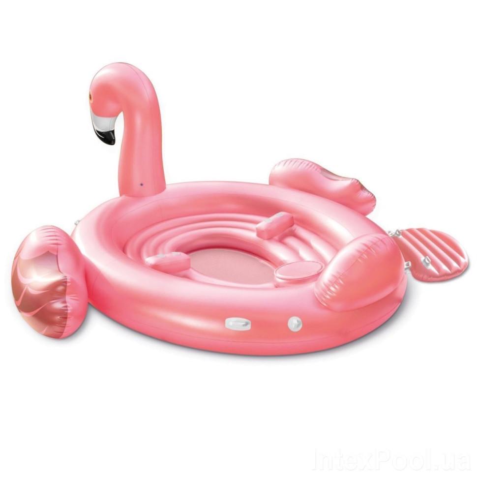 Надувний плотик Intex 57297 Фламінго 358х315х163 см (33810) - фото 3