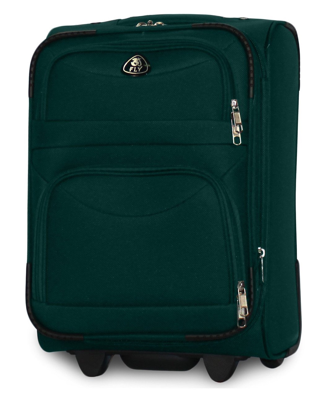 Валіза ручна поклажа Fly 6802 міні на 2 колесах 46х32х20 см Зелений