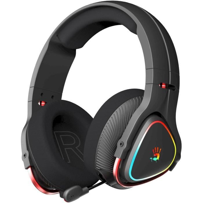 Навушники бездротові BLOODY MR720 Bluetooth 5.3 з USB-ресивером до 37 год Black (36293239)