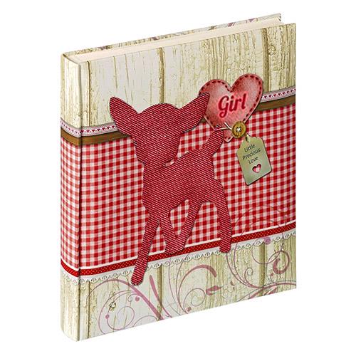 Фотоальбом Walther Dinky Girl baby album 50 белых страниц 28х30,5 см (UK-140-R)