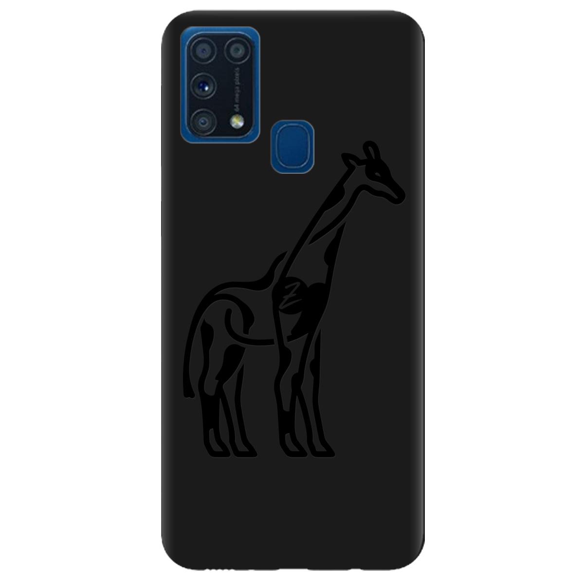 Силиконовый чехол Zorrov для Samsung Galaxy M31 - Giraffe (14190050147098868)