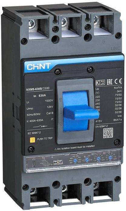 Автоматичний вимикач CHINT NXMS-630S 3Р 630А 50кА (845729) - фото 1 Автоматичний вимикач CHINT NXMS-630S 3Р 630А 50кА (845729) - фото 1