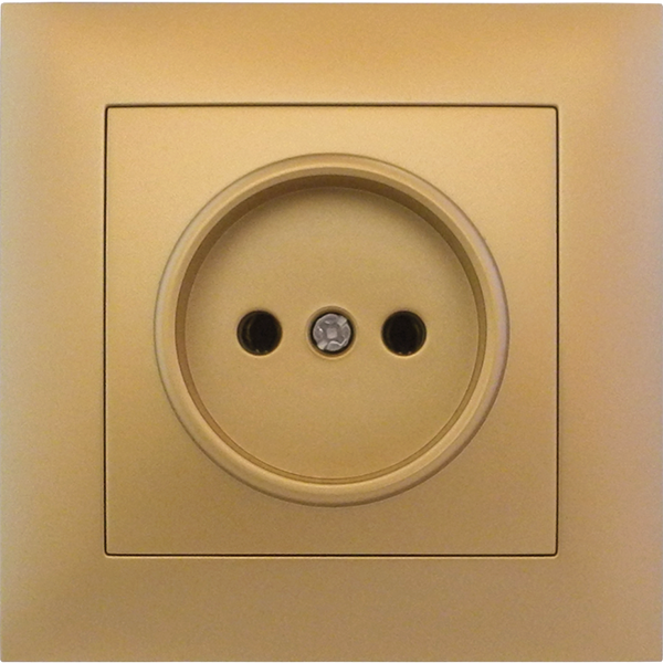 Розетка одноместная MARSHEL IDEAL RS16-475 Gold Розетка одноместная MARSHEL IDEAL RS16-475 Gold