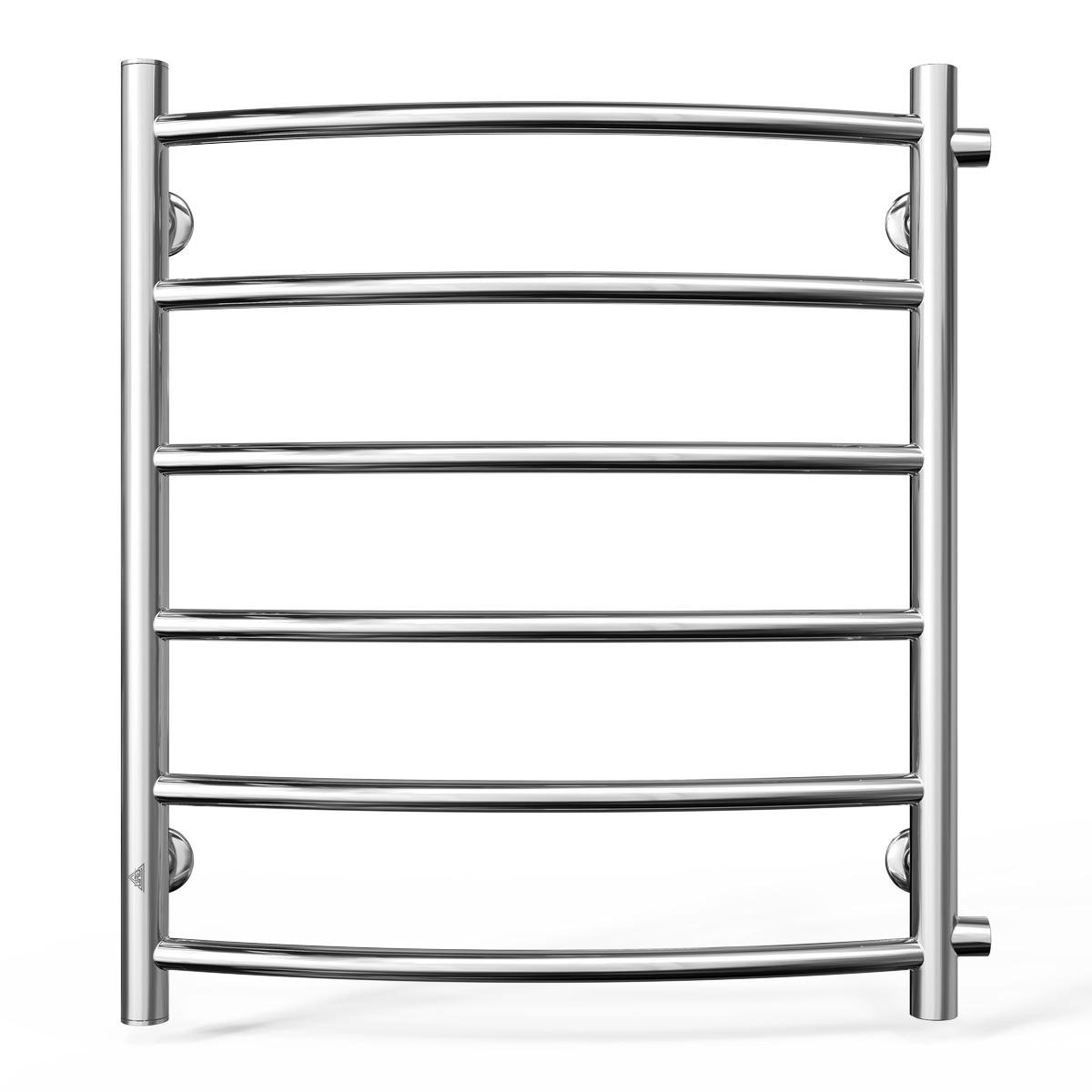 Полотенцесушитель водяной для ванной Laris Классик П6 из нержавеющей стали 500х600 мм б/п 1/2" мц 500 мм Хром (147-127-71207592)