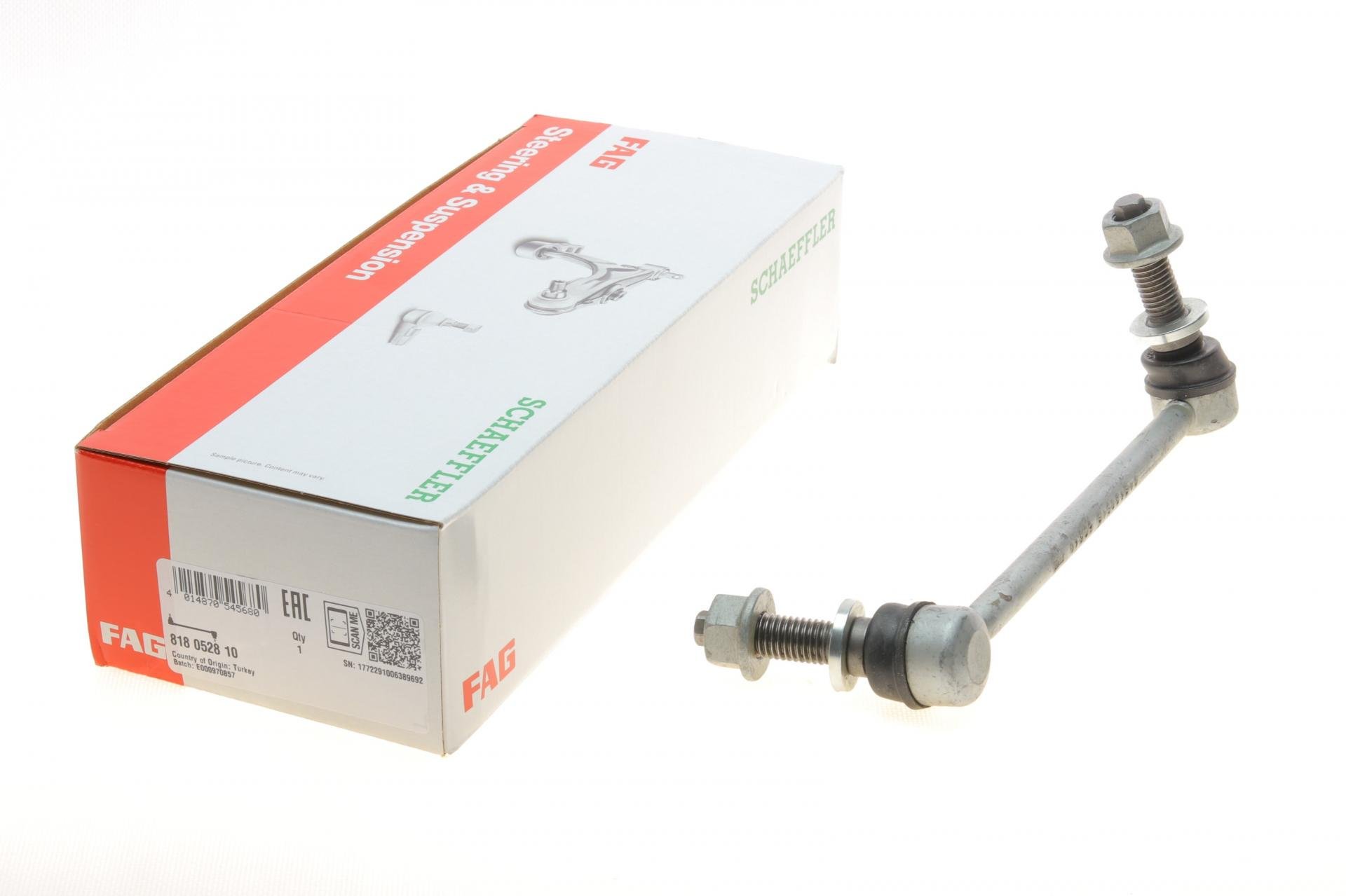 Тяга переднього стабілізатора FAG R Chrysler 300 C/ Dodge Challenger/ Charger 2,7-6,4 04-L 214 мм (818 0528 10)