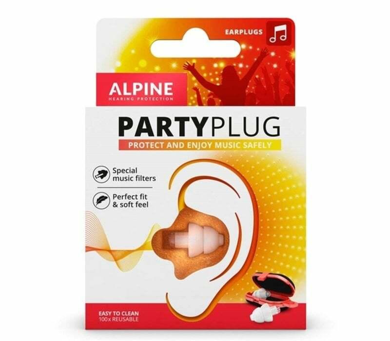 Беруши универсальные для музыки и вечеринок Alpine PartyPlug с футляром 19 дБ (2134396375)