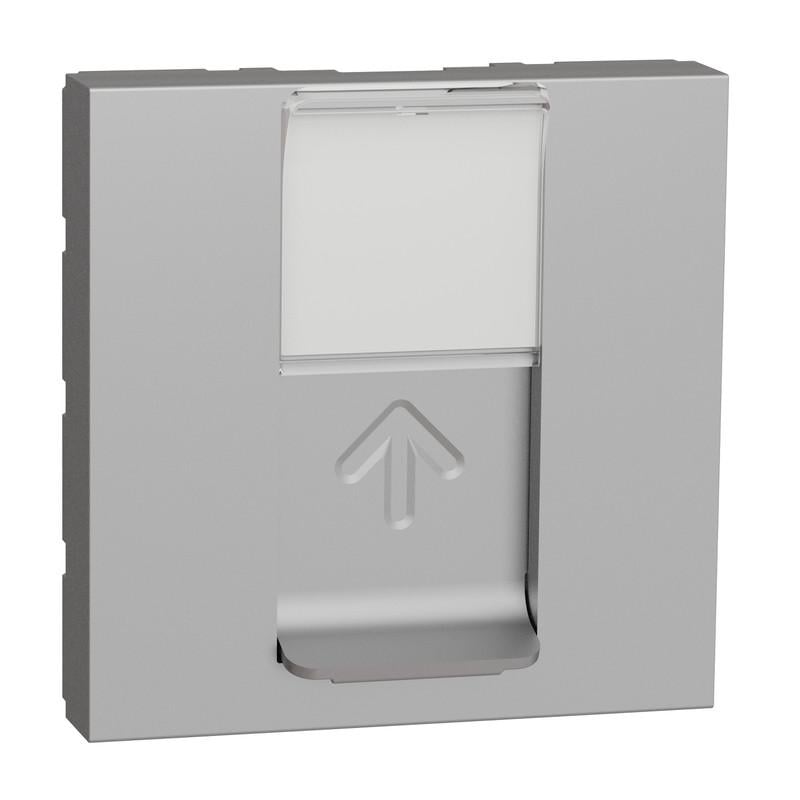 Накладка RJ45 Schneider Electric Unica 2 модуля ABS-UV Алюминий (NU941130) Накладка RJ45 Schneider Electric Unica 2 модуля ABS-UV Алюминий (NU941130)