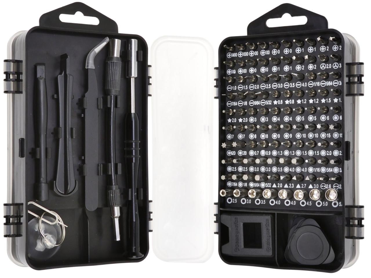 Викрутка з бітами для прецизійних робіт GeKo 98в1 115 шт. з приладдям (G30062) Викрутка з бітами для прецизійних робіт GeKo 98в1 115 шт. з приладдям (G30062)