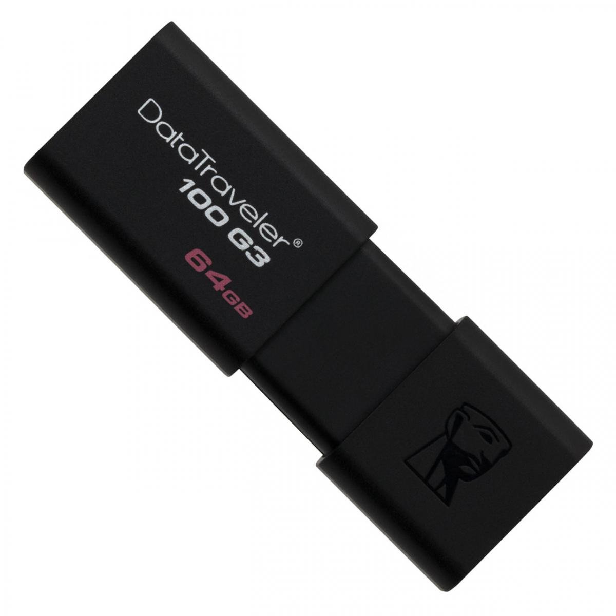 Флеш-память USB Kingston DataTraveler 100 DT100G3/64GB USB 3.1