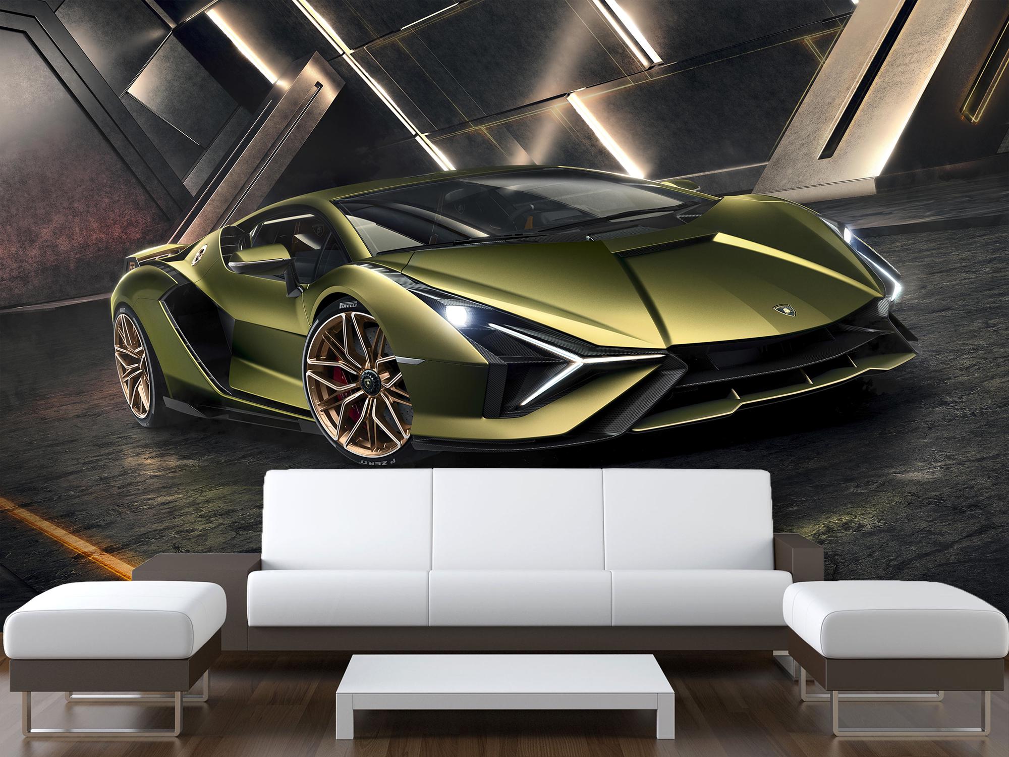 Фотообои флизелиновые Upstream с рисунком авто Lamborghini 230х345 см (S5CAR-009/6) Фотообои флизелиновые Upstream с рисунком авто Lamborghini 230х345 см (S5CAR-009/6)