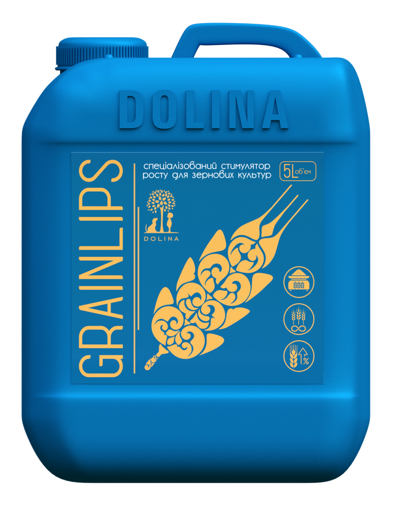 Стимулятор росту GRAINLIPS для зернових колосових культур 5 л (32709021)