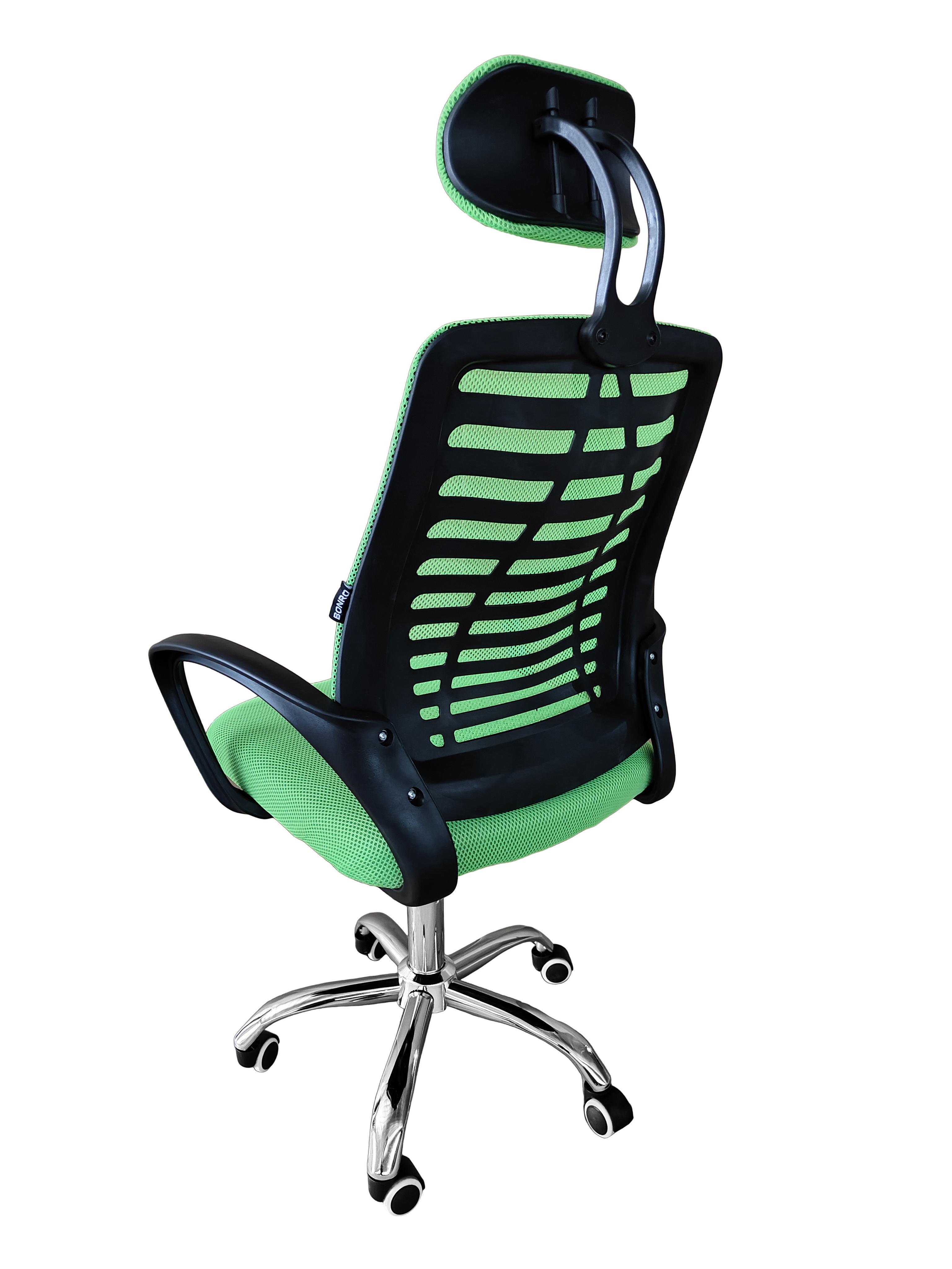 Кресло офисное компьютерное Bonro B-6200 Зеленый (4586) - фото 5 Кресло офисное компьютерное Bonro B-6200 Зеленый (4586) - фото 5
