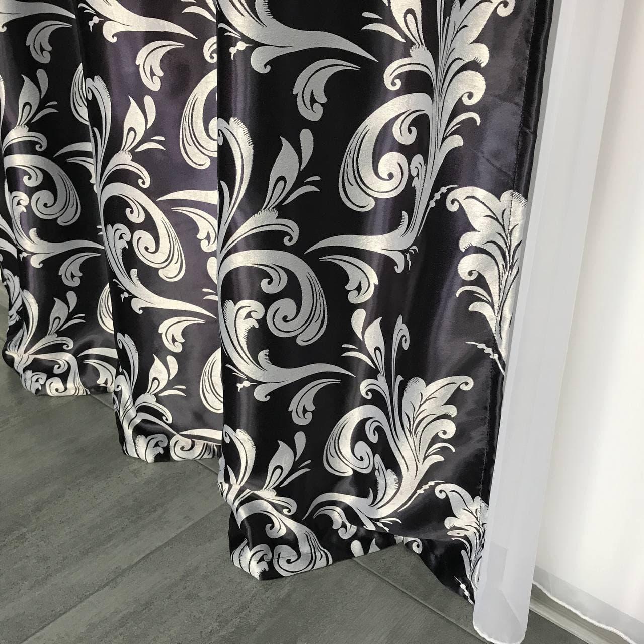 Шторы готовые блэкаут Черный (SHTN-202-29) - фото 9 Шторы готовые блэкаут Черный (SHTN-202-29) - фото 9