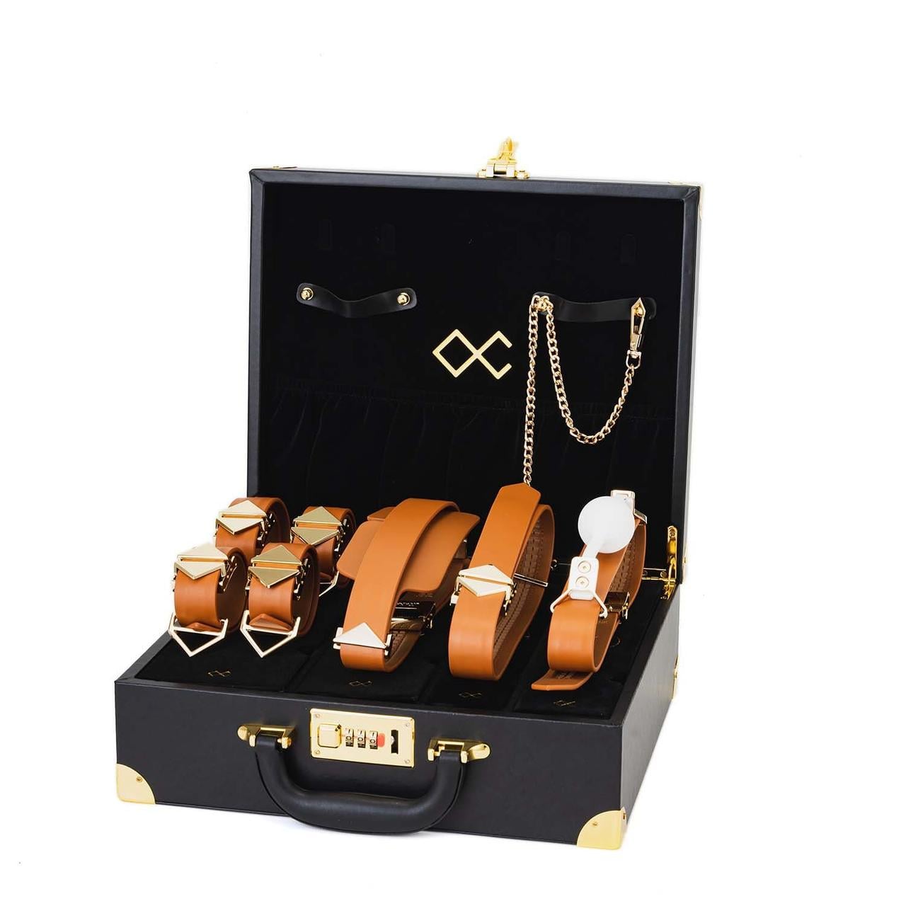 Набор БДСМ LOCKINK Moonlight Treasure Chest Set Brown (2376731593)