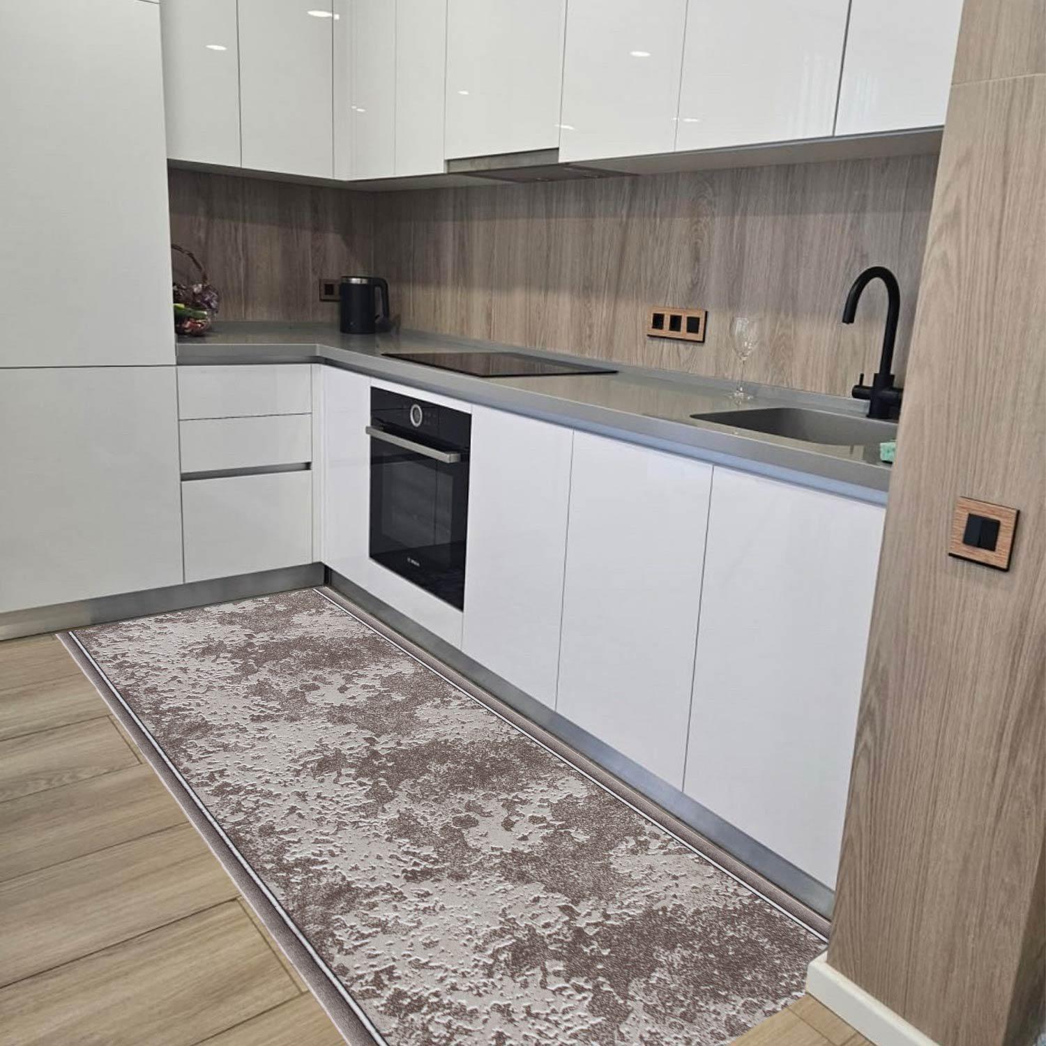 Ковровая дорожка безворсовая на войлочной основе Virtual Print Короед-P3 0,8 м Бежевый (00-00022804) - фото 2 Ковровая дорожка безворсовая на войлочной основе Virtual Print Короед-P3 0,8 м Бежевый (00-00022804) - фото 2