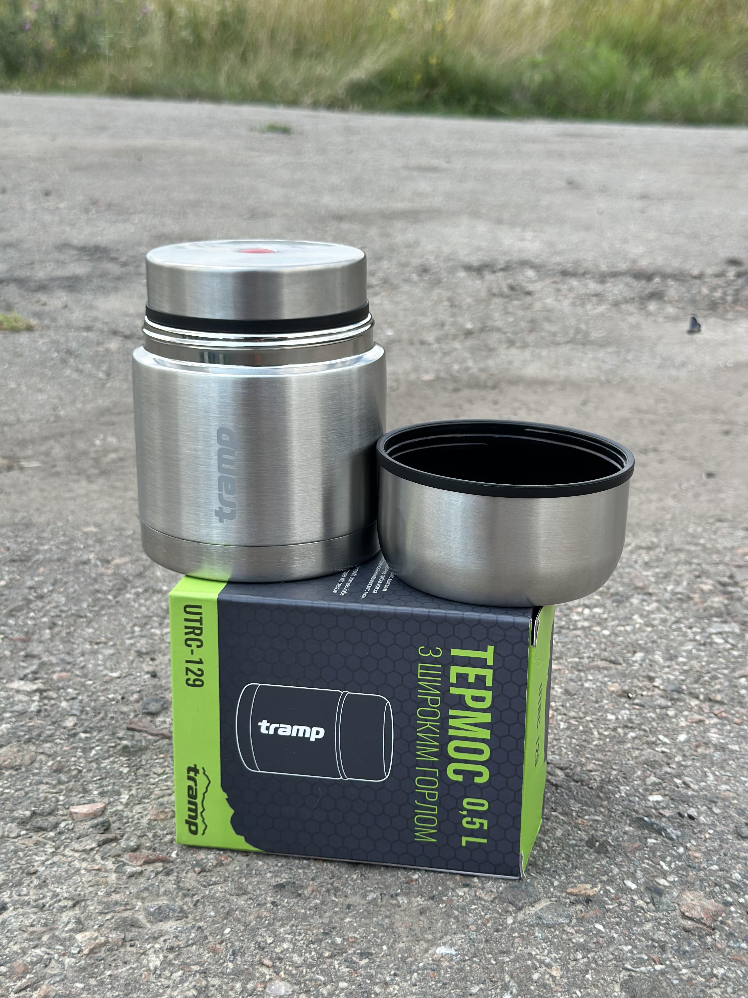 Термос харчовий Tramp без ложки тримає 24 ч. 0,5 л Сталевий (UTRC-129) - фото 6 Термос харчовий Tramp без ложки тримає 24 ч. 0,5 л Сталевий (UTRC-129) - фото 6