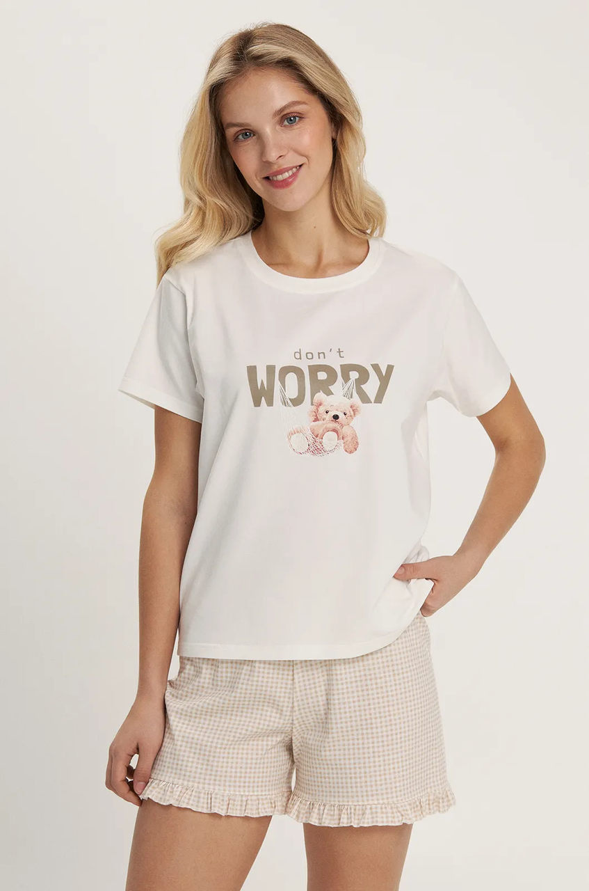 Пижама женская Ellen DON`T WORRY 2970/40/01 S Молочный (31327213)