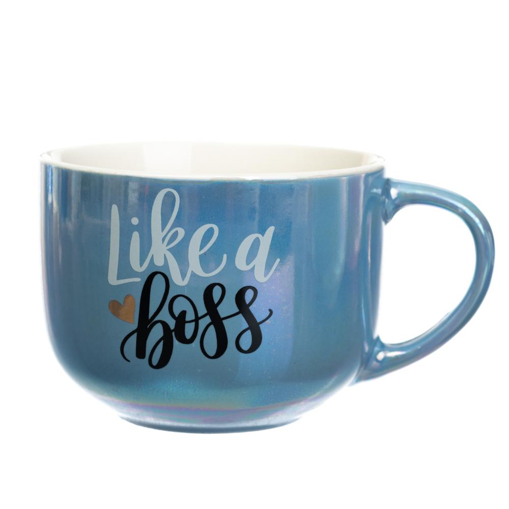 Кружка керамическая Elisey Boss 450 мл 6 шт. Синий (8803-015)