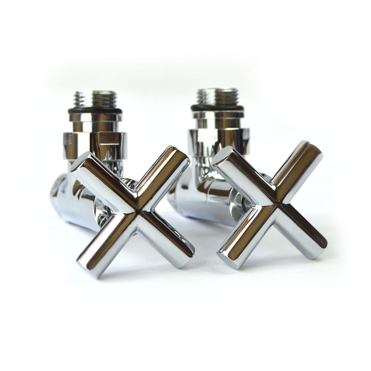 Кран угловой для полотенцесушителя Raftec Premium 1/2"х1/2" 2 шт. Chrome (2134807562)