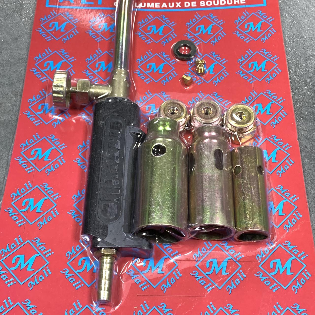 Набор газовых горелок Mali 3шт насадок (Ø23, Ø28, Ø33)мм для смоления и пайки - фото 3 Набор газовых горелок Mali 3шт насадок (Ø23, Ø28, Ø33)мм для смоления и пайки - фото 3