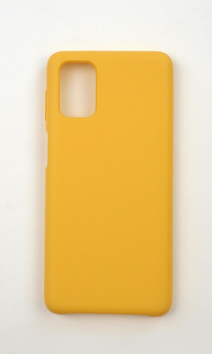 Чехол Jelly Silicone Case Samsung M31S Yellow (4)