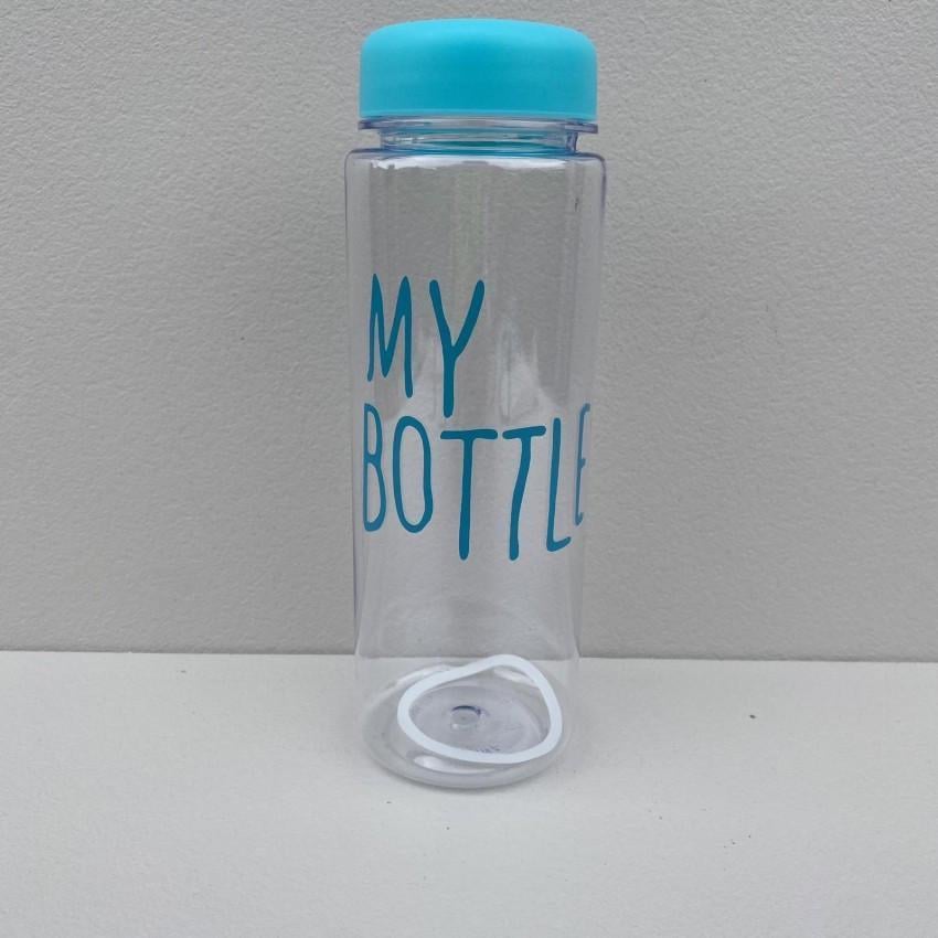 Пляшка для води My Bottle з чохлом 500 мл Прозорий/Блакитний (500-500)