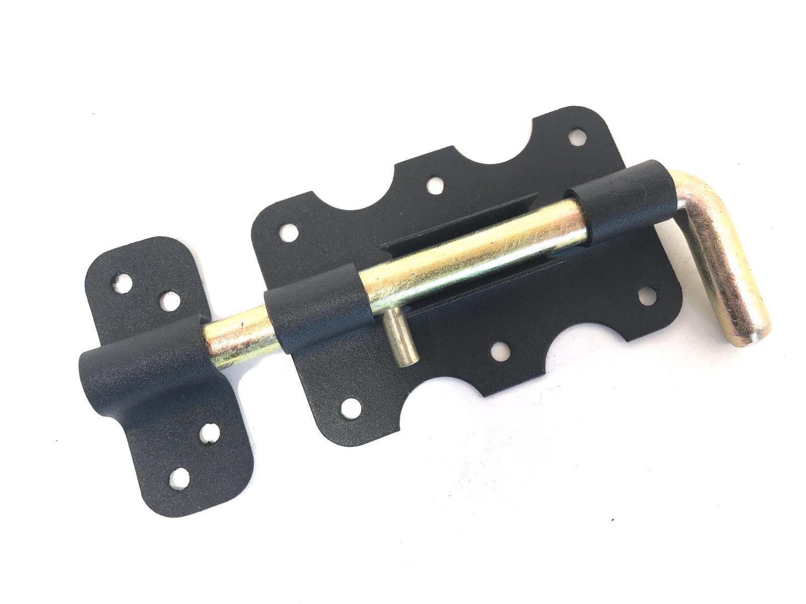 Шпінгалет з ручкою 100 100x70 мм Чорний