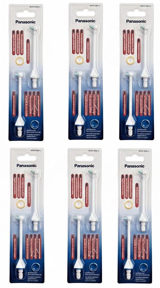 Сменная насадка для ирригатора Panasonic WEW-0984-W303-AS3 6 блистеров (31991663)