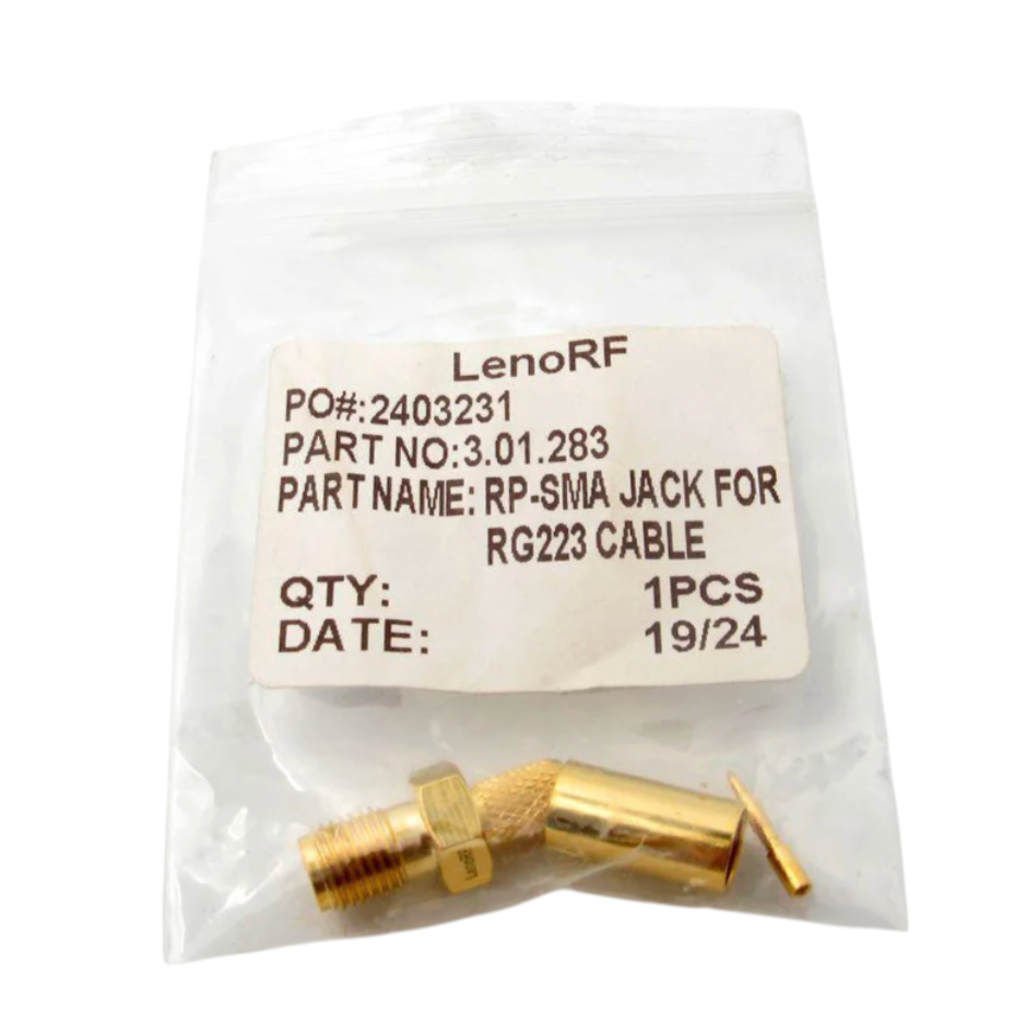 Роз'єм гніздовий високоточний Leno RF RP-SMA для кабелю RG223 1 шт. Золотий (000049089_2) - фото 7 Роз'єм гніздовий високоточний Leno RF RP-SMA для кабелю RG223 1 шт. Золотий (000049089_2) - фото 7