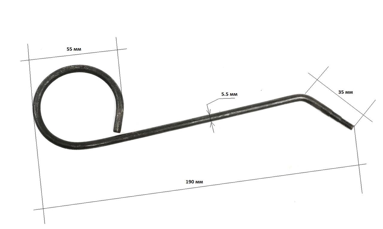 Шомпол коленчатый резьба под стандартный ершик 7.62 (1818534711) - фото 3 Шомпол коленчатый резьба под стандартный ершик 7.62 (1818534711) - фото 3