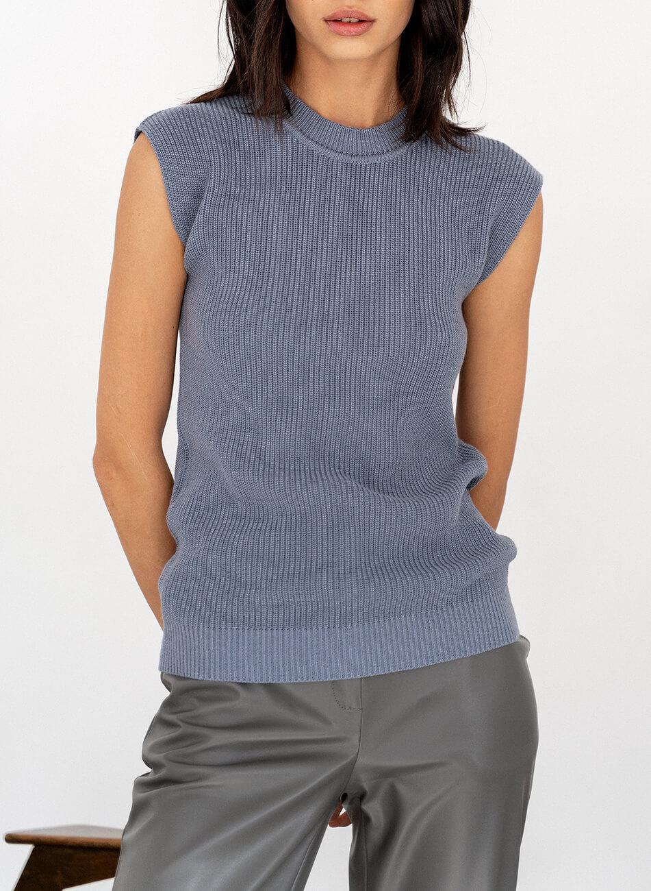 Трикотажний топ Clyde J.D.WOOL сірий XS-S Трикотажний топ Clyde J.D.WOOL сірий XS-S