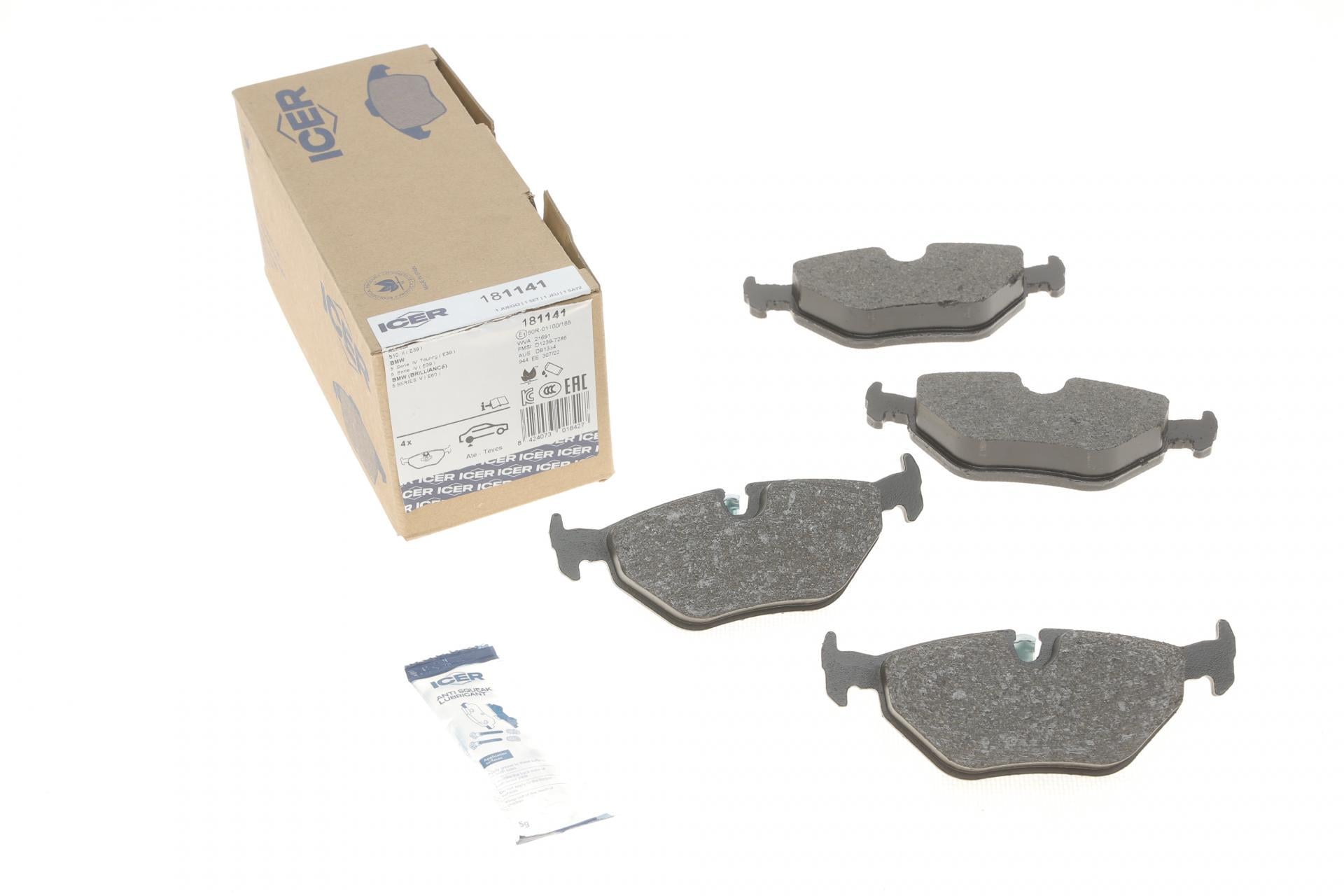 Колодки тормозные задние ICER BMW 5 E39 95-04 (181141)