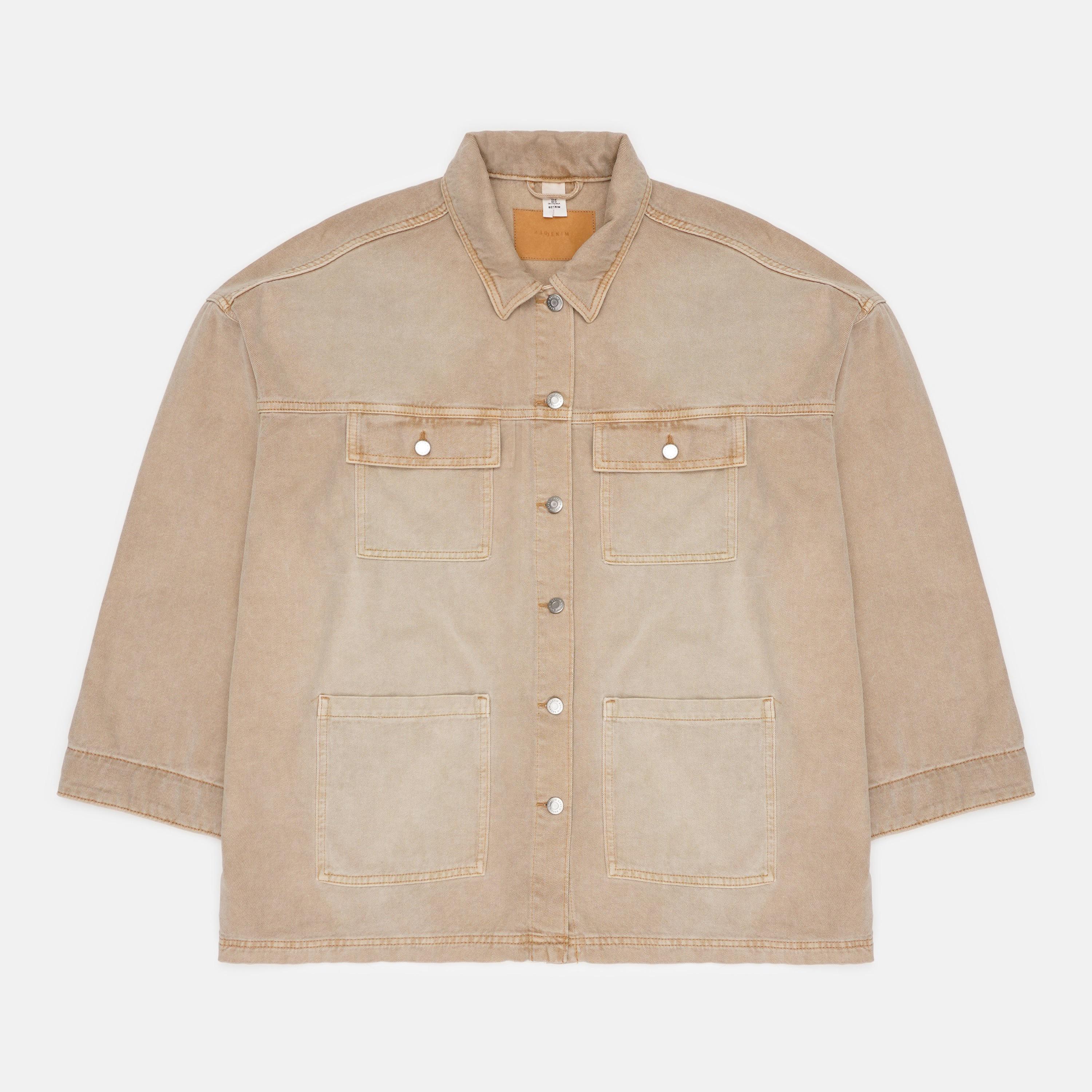 Куртка джинсова H&M M Бежевий (A23091023471) Куртка джинсова H&M M Бежевий (A23091023471)