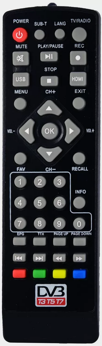 Пульт для DVB-T2 тюнера OPTICUM AJ DVB-93+ (1932899398)