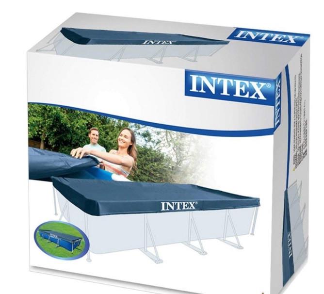 Тент для каркасного бассейна Intex 28039 460х226 см - фото 3