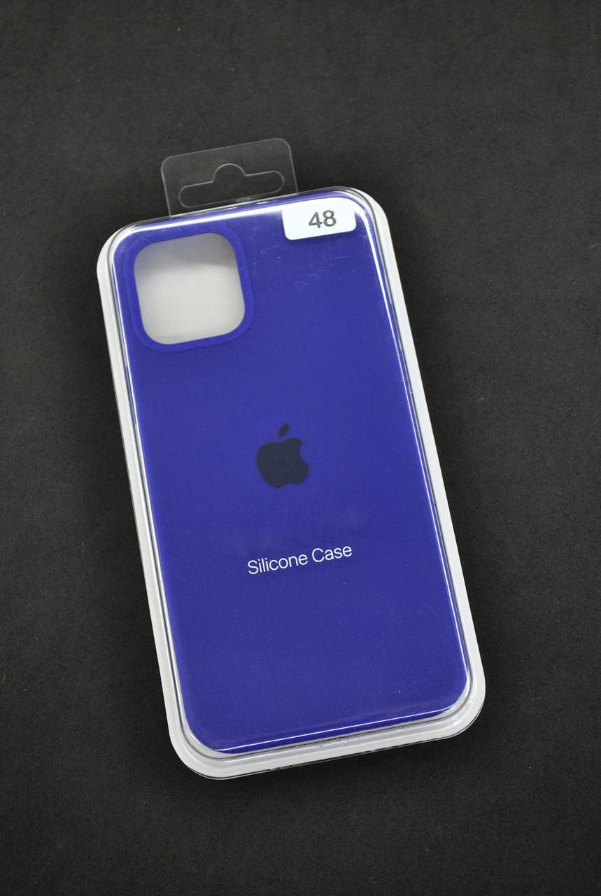 Чехол для телефона iPhone 15ProMax Silicone Case FULL №48 indigo