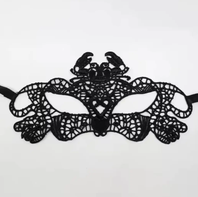 Маска маскарадная для лица Краб One size Черный (345800)